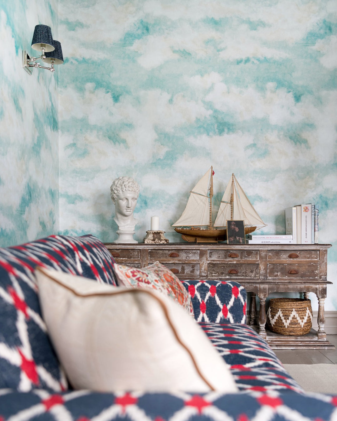 Mind-the-Gap-orient-express-collection-nouage-dreamlike-cloudy-sky-wallpaper-tranquil-dreamy-fluffy-cloud-ceiling-floating-turquoise-WP20789