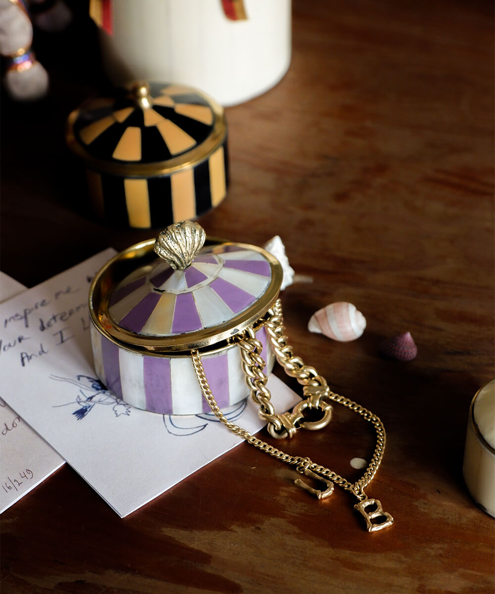 doing-goods-fair-trade-brass-trinket-circus-box-lilac-shelf-handle-striped-jewellery-box