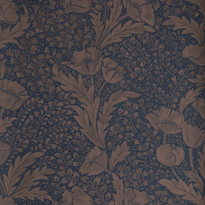 wallpaper-fern-floral-trail-ink-blue-copper-brown