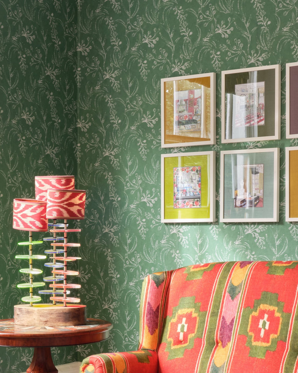 minnie-kemp-mindthegap-collaboration-blue-wallflower-block-print-floral-wallpaper-design-folk-green