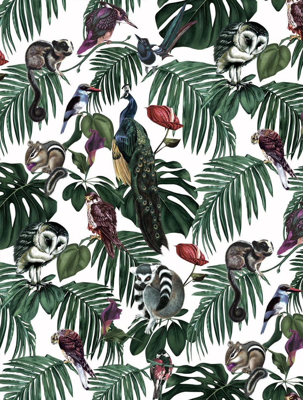 witch-and-watchman-amazonia-wallpaper-light-tropical-animal-junglr-theme-hand-painted-wallpaper-helen-wilson