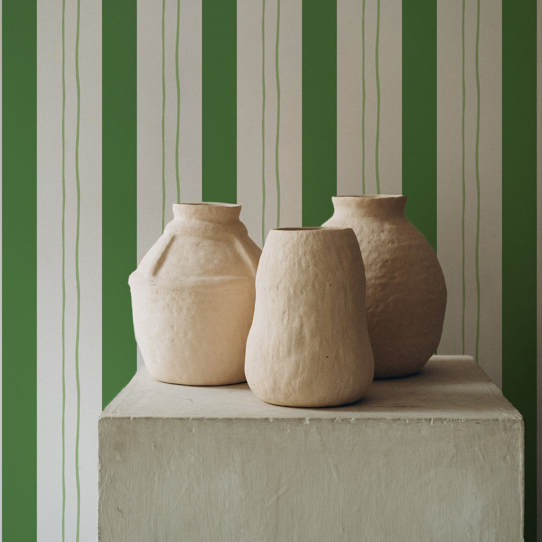 Annika-Reed-Wobble-Wallpaper-Greens-Large-sclae-hand-drawn-wobbly-lines-modern-stripe-wallpaper-fresh-greensA