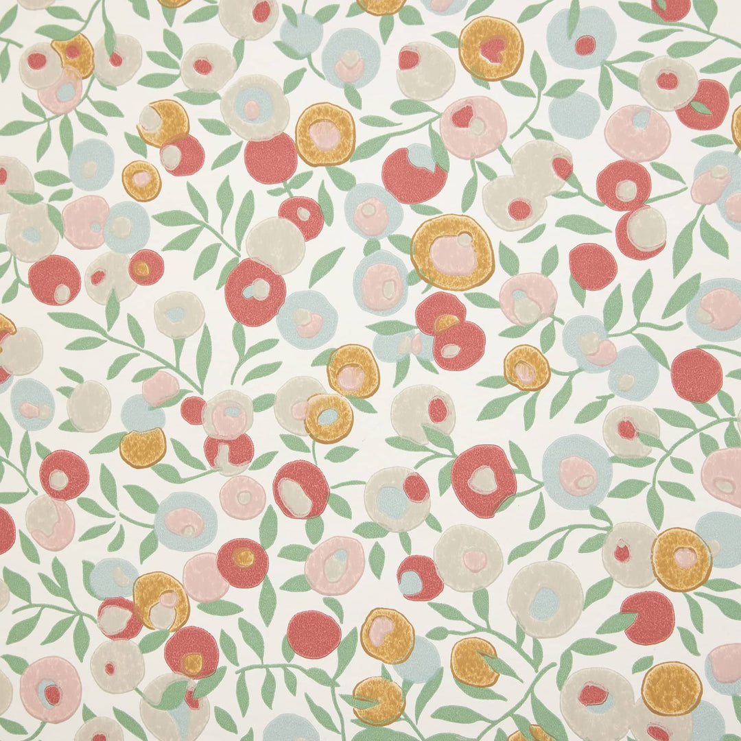 Liberty-fabrics-wallpaper-07231001F-Wiltshire-blossom-wallpaper-ditsy-print-Fennel-peach-pinks-berry-floral-leaf-small-print-