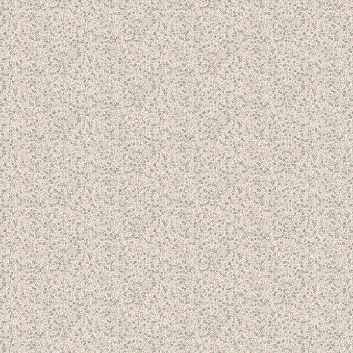 Liberty-fabrics-wallpaper-cream-Wiltshire- 07231001K-gold-metallic-small-berry-floral-ditsy-print-achive-collection-Blossom-