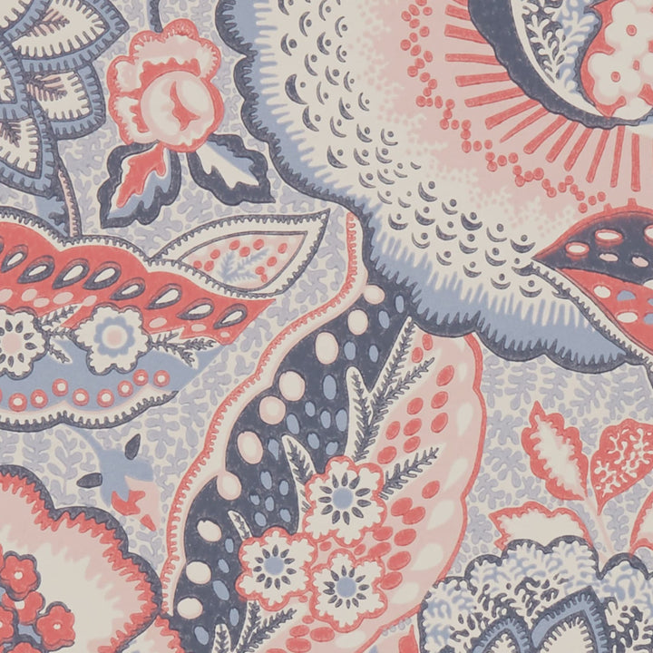 liberty-wallpaper-Patricia-print-lacquer-hertiage-block-printed-archive-vintage-modern-collector-floral-chitnz-indianred-blue