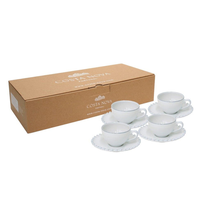 pearl-white-coffee-saucer-sets-four-pieces-boxed-sets-ceramic-costa-nova-dishes
