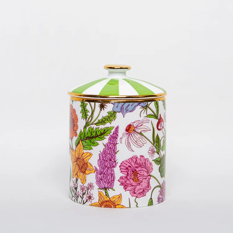wear-the-walls-bone-cjina-floral-candle-pot-flowers-24carat-gols-painted-pot-reuseable-bllom-white-spring-meadows-floral-scented-candle