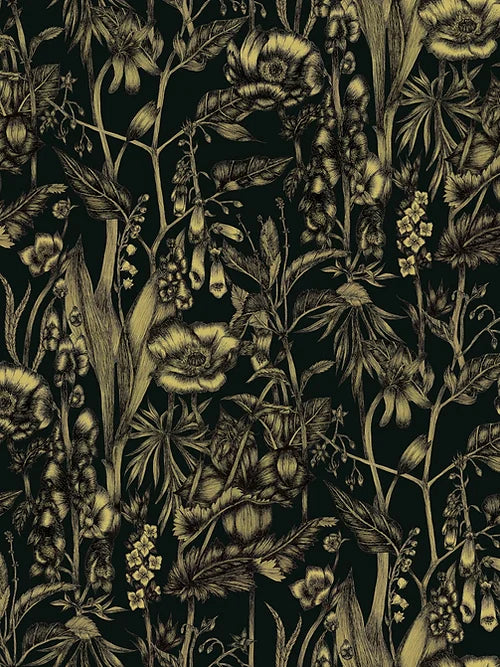 Alnwick Floral Pattern Wallpaper