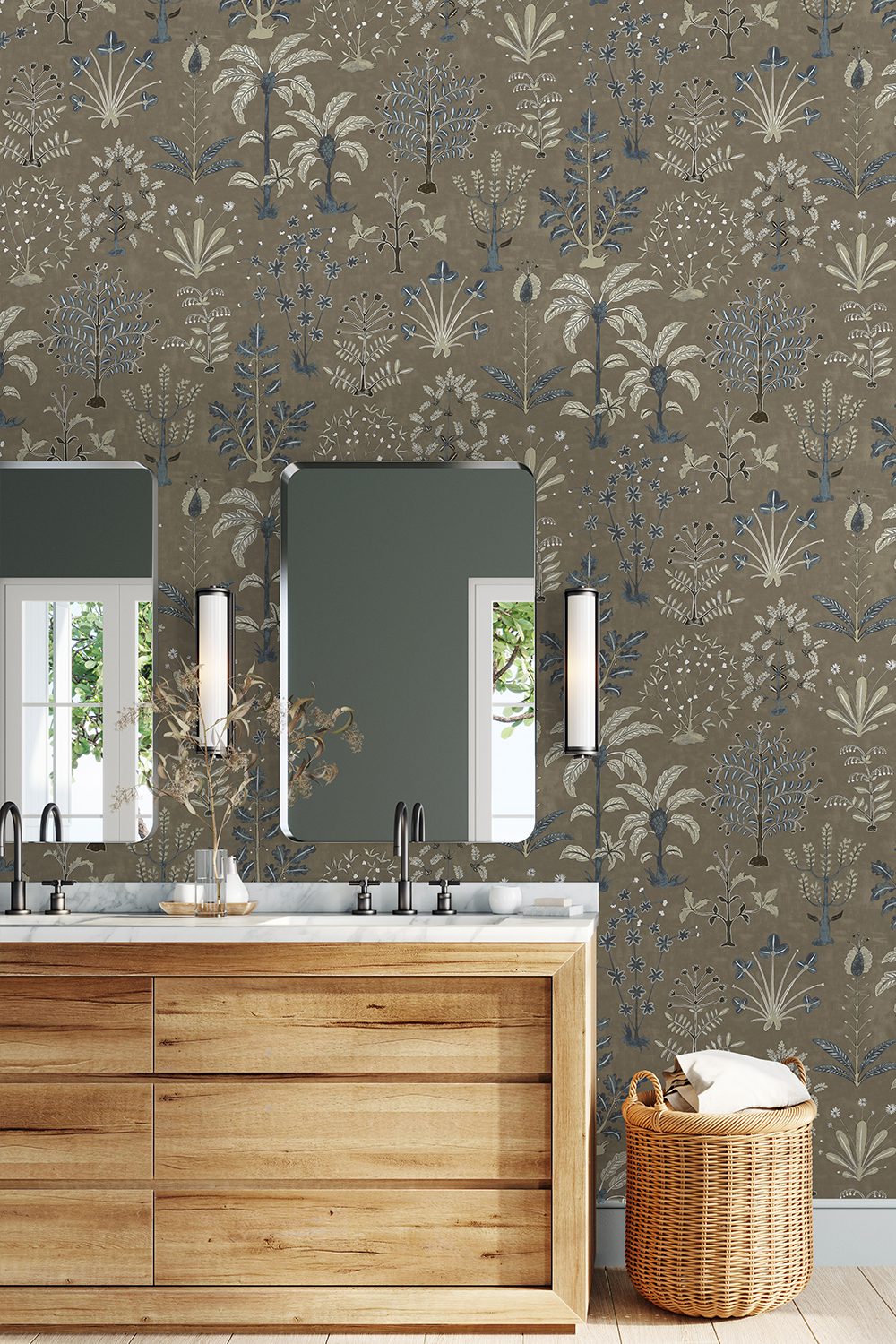 Josephine-munsey-wallpaper-cynthia-tree-soft-design-brown-neutral-beige-blue-white-nature-inspired-design-bathroom