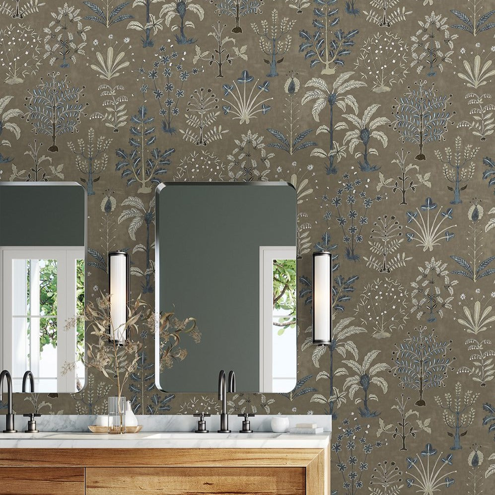 Josephine-munsey-wallpaper-cynthia-tree-soft-design-brown-neutral-beige-blue-white-nature-inspired-design-bathroom