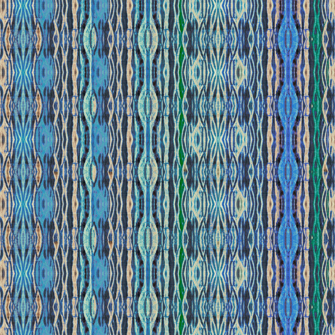 Tatie-Lou-wallpaper-Arashi-azure-blue-green-shirobi-technique-stripe-indigo-seagreens-tile-geometric-