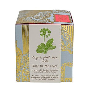 Organic Plant Wax Candle - Laura's Floral