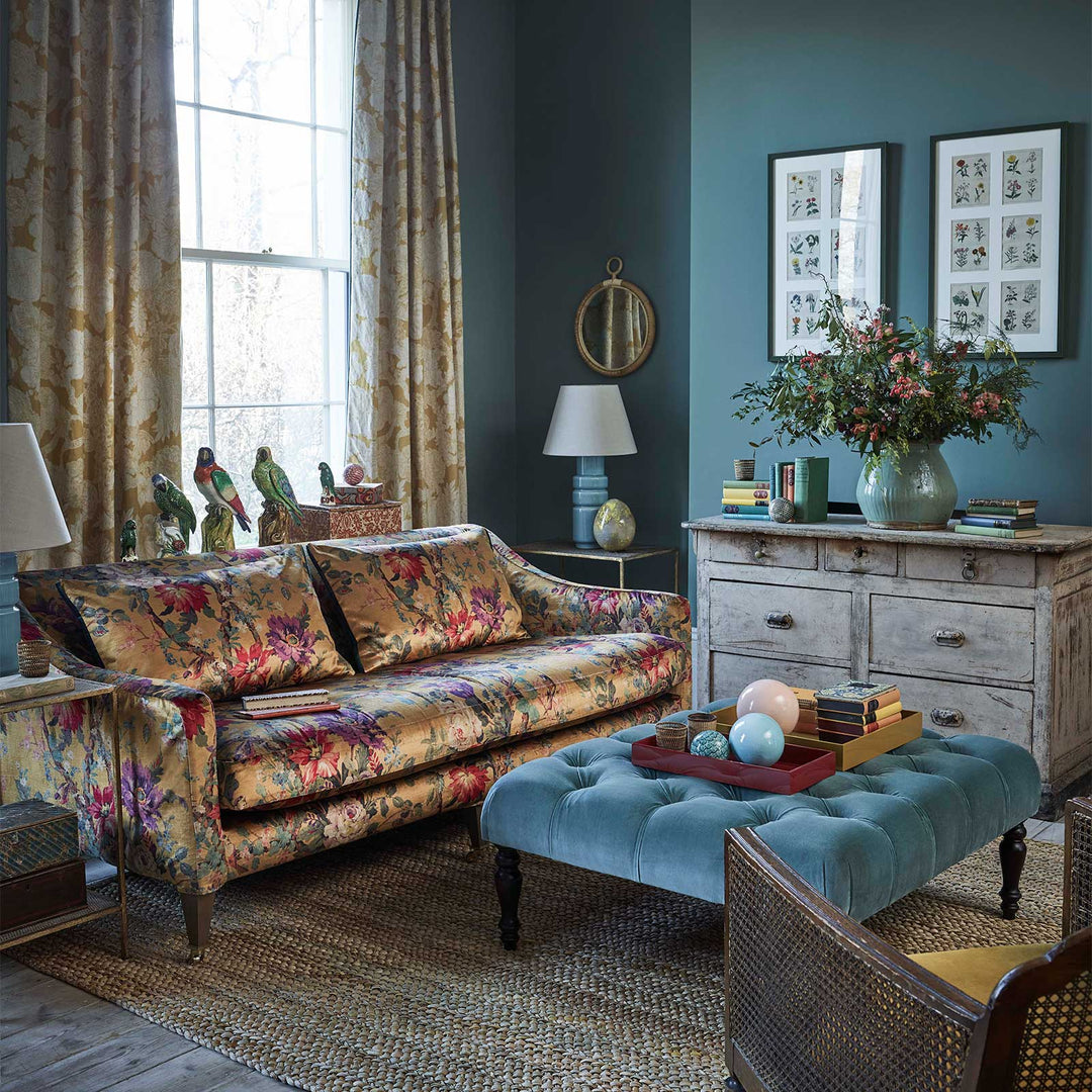 liberty-fabric-interiors-zennor-arbour-ladbroke-linen-floral-linen-drawing-fabric-curtains-cushions-upholstery-floral-velvet-sofa-blue-gold-interior