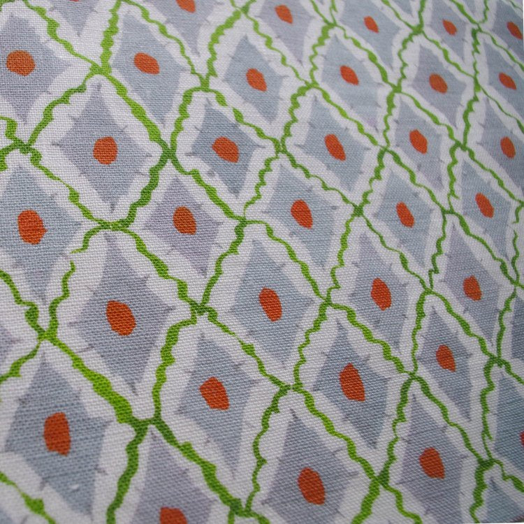 Lowri-textiles-fabric-diamonds-harlequin-pattern-red-blue-green-ditsy-sweet-repeat-block-printed-cotton-linen-british-made-printed-jo-faulkner