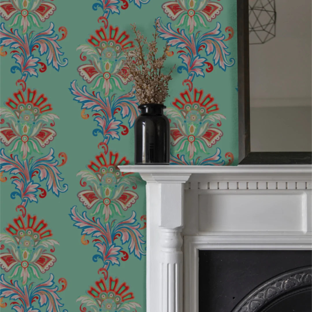 Tatie-lou-wallpaper-large-floral-fan-bold-printed-repeated-hand-drawn-sage
