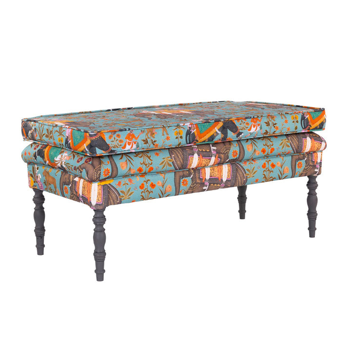 mind the gap furniture edward ottoman bench hindustan aquamarine