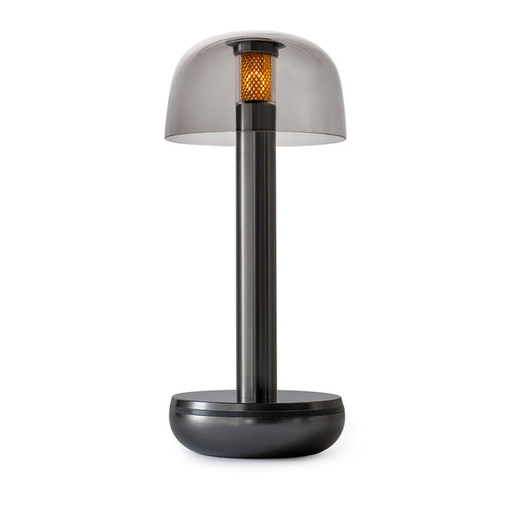 Humble-two-cordless-rechargeable-table-lamp-domed-smoked-glass-shade-black-titanium