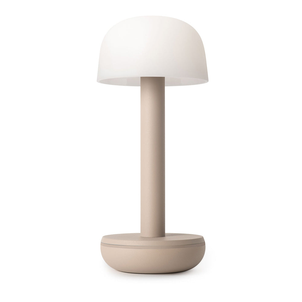 Humble-cordless-lights-two-glass-dome-light-table-lamp-beige-frosted-rechargeable 