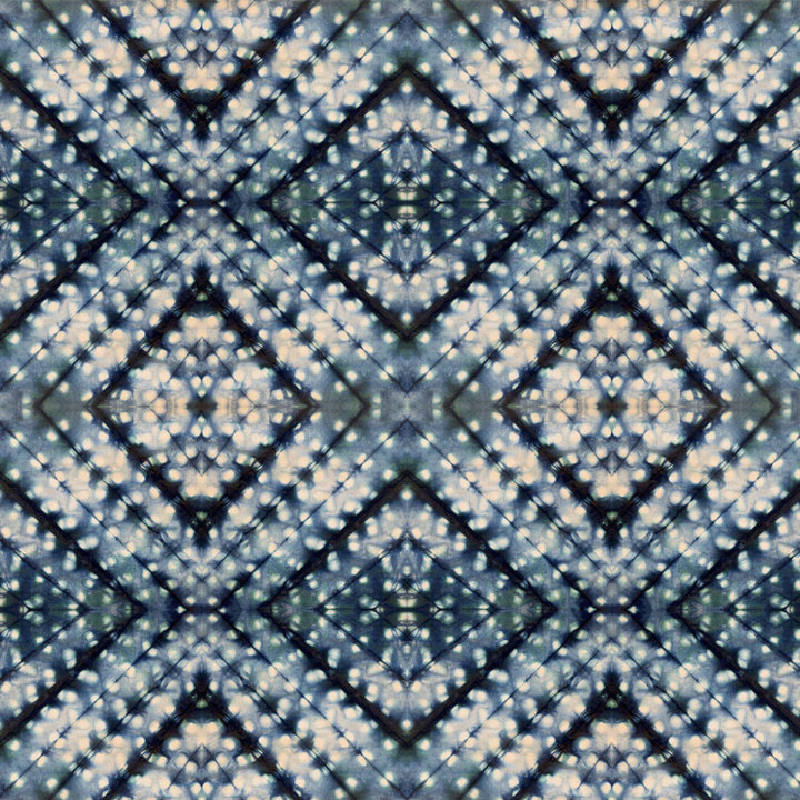 Tatie=lou-wallpaper-Itajime-cross-diamond-gods-eye-style-tie-dye-indigo-blues-geometric-pattern-repeat-wallpaper-selection
