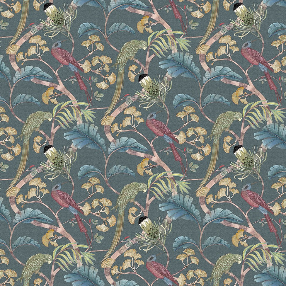 josephine-munsey-linen-living-branches-teal-birds-florals-patterned-linen-100%-textiles