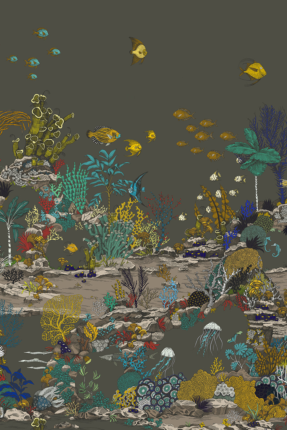 jospehine-munsey-underwater-jungle-wallpaper-tropical-sea-textile-print-anthracite-grey