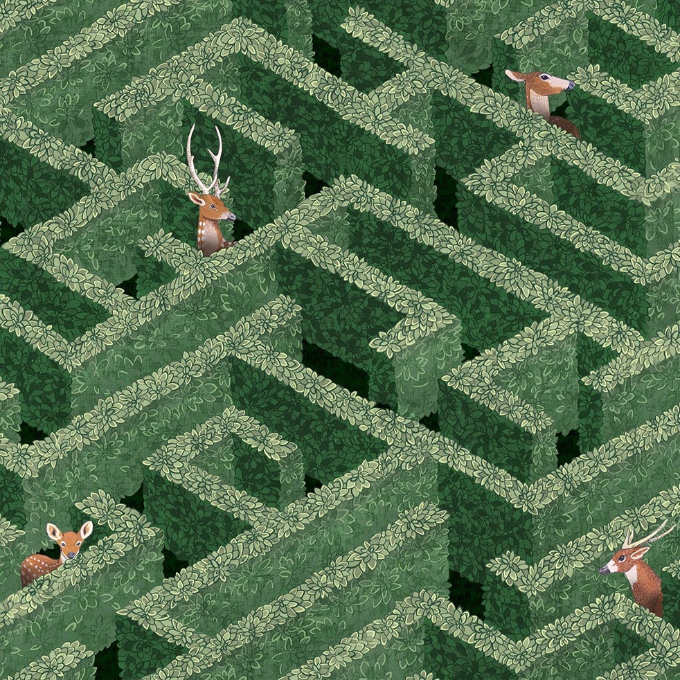 josephine-munsey-labrinth-wallpaper-deer-garden-maze
