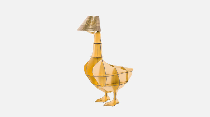 Ibride Junon  - Illuminated Goose Bedside Table & Lamp