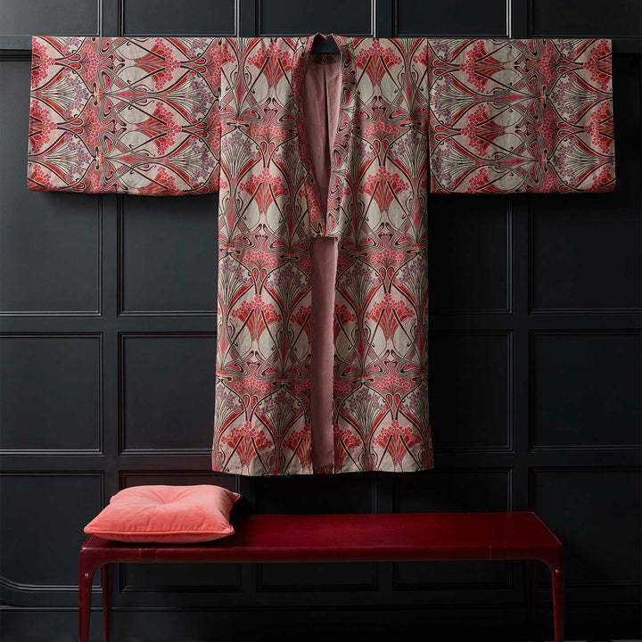 liberty-fabrics-interiors-cotton-velvet-plain-in-coral-bloomer-japanese-interior-design-kimono