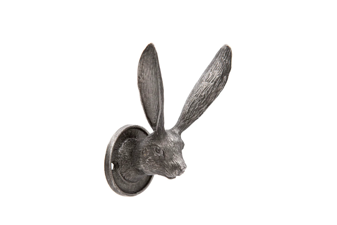 Pewter-hare-hook-coat-hook-rabbit-hare-long-ears-wall-ornament-wall-hook