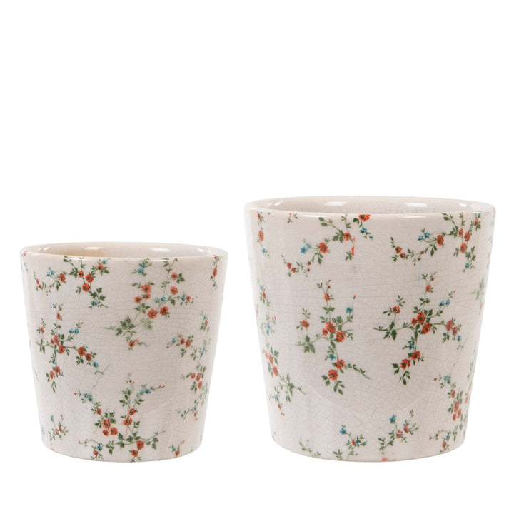 London-ornaments-poppy-print-red-floral-plant-pots-set-of-two-vintage-distressed-style-plant-pots-twins-floral-pattern-white-crackle-base