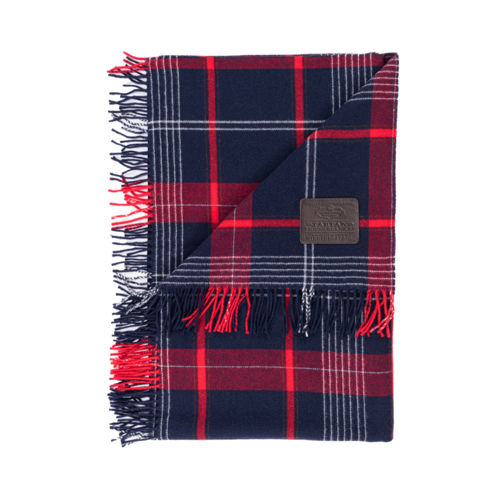 mind-the-gap-tartan-blacnket-outdoor-indoor-with-leather-carrying-straps-picnic-mat-indoor-cosy-throw-red-blue