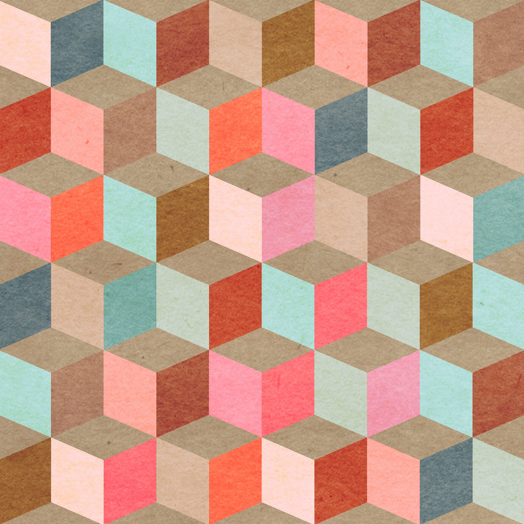 mind the gap geometry geometric wallpaper multi coloured