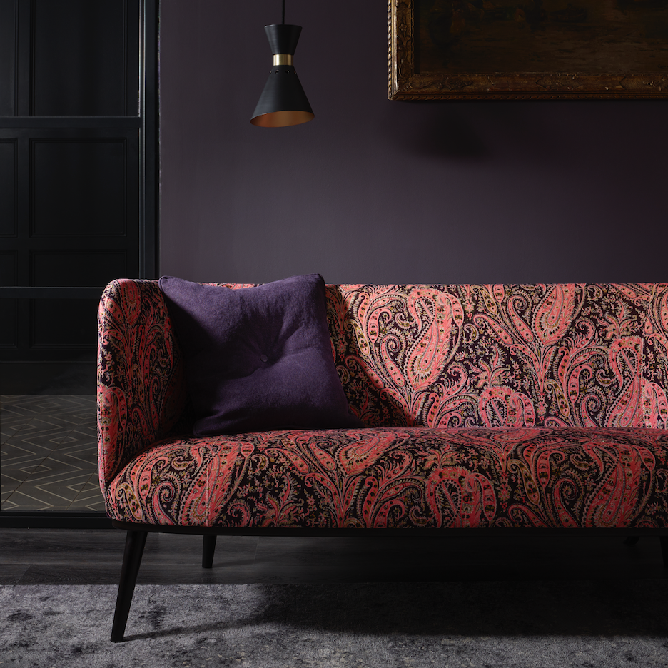 liberty-fabrics-feux-raison-paisley-design-cotton-velvet-rich-dark-and-bright-colour-ways-deep-purple-sofa-upholstery-deep-purple-red-room-set