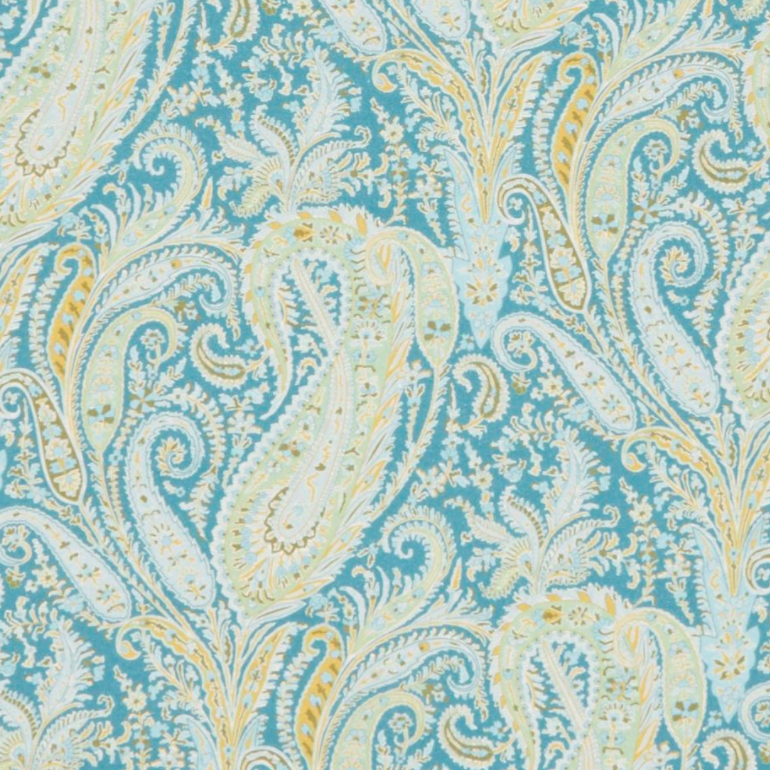 felix-raison-liberty-fabrics-chiltern-linen-lichen-sage-blue-green-yellow-paisley-design