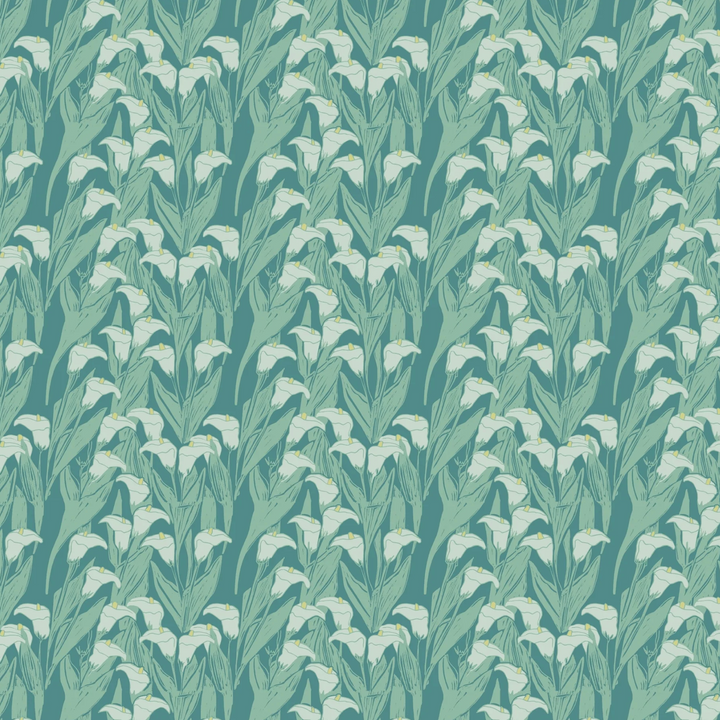 annika-reed-studio-calla-lily-wallpaper-green-bloom-floral-design