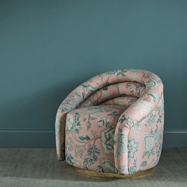 liberty-fabrics-interior-linen-palampore-floral-motif-trail-landsdowne-linen-pink-teal-blue-navy-orange-coral-upholstery-armchair
