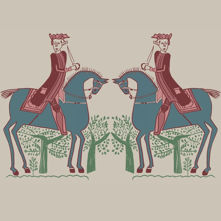 Annika-Reed-Redcoat-stone-artisan-printed-wallpaper-ARRC01-horses-printed-