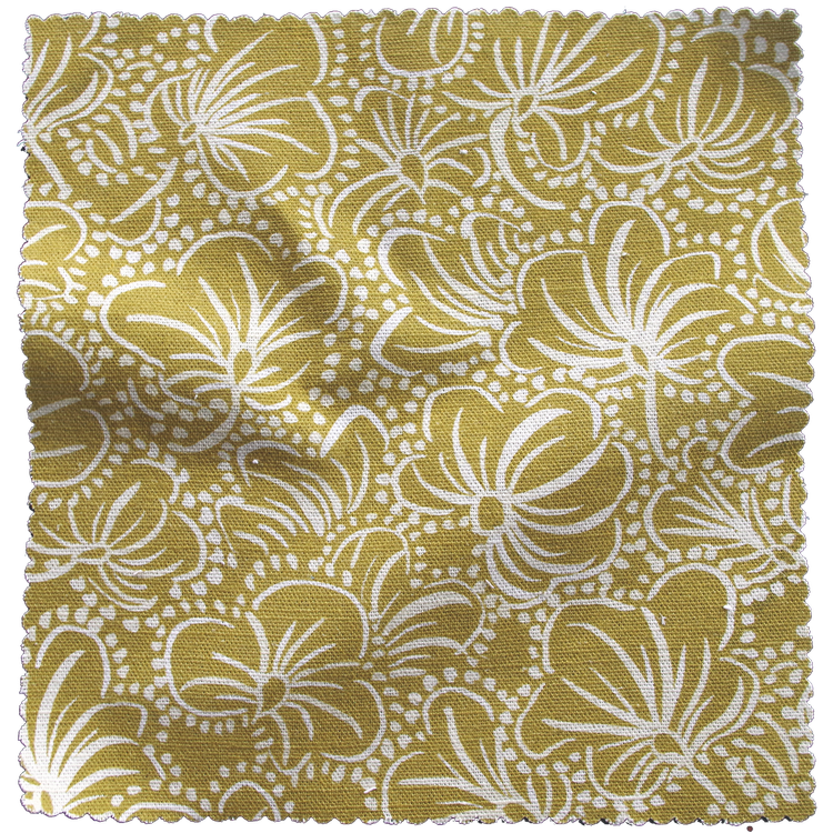 Lowri-textiles-Violas-yellow-sunny-ditsy-print-white-pattern-buttercup-printed-fabric-british-linen-cotton