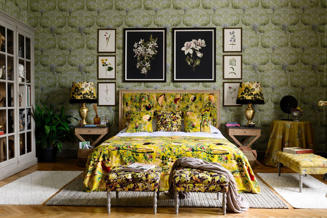 mind the gap transylvanian velvets royal garden bedroom fabric