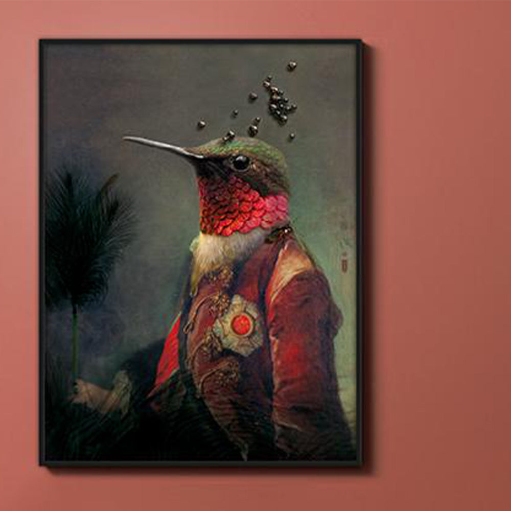ibride ambroise limited edition print king fisheribride ambroise limited edition print hummingbird