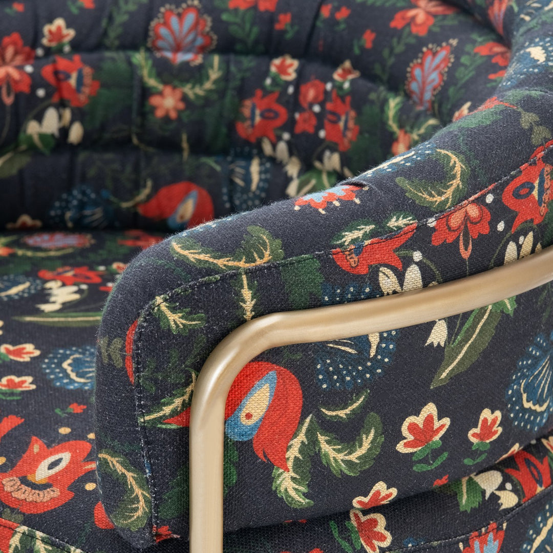 mind-the-gap-peregrine-chair-zabola-navy-floral-blue-navy-floral-carpathian-wildflowers-print-retro-print-tub-chair-metal-framed-mid-century-revival-style