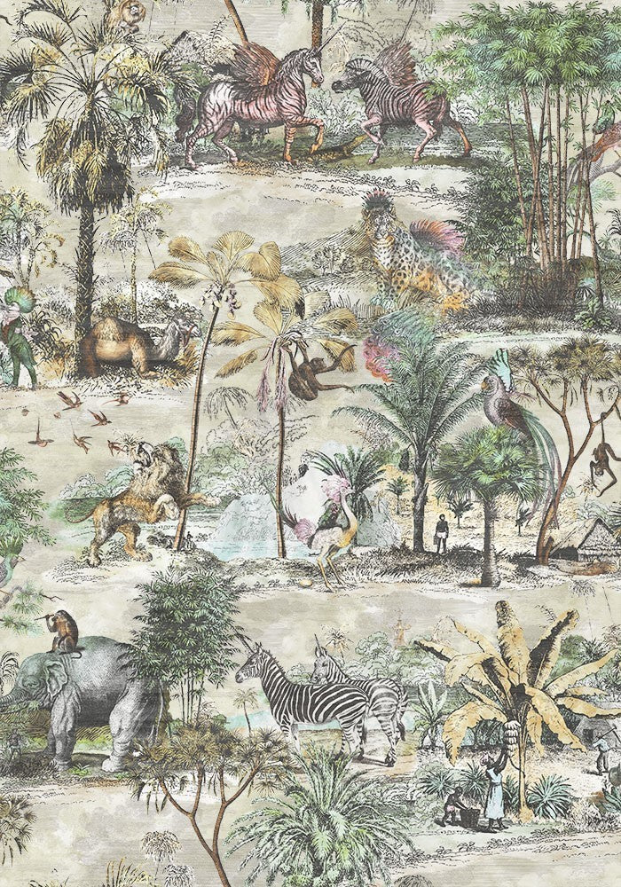 brand-mckenzie-animal-islands-wallpaper-bamboo-green-zebra-unicorns-tigers-lions