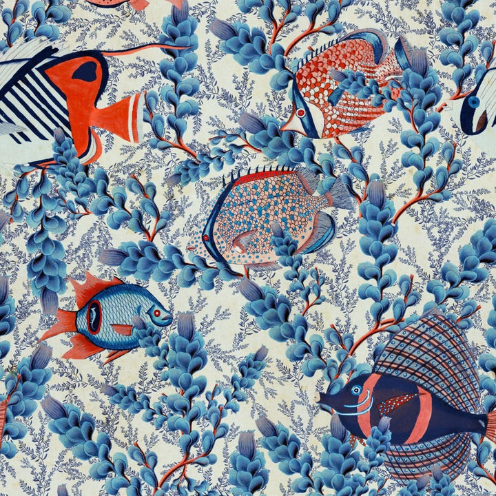 mind-the-gap-aquarium-indigo-wallpaper-blue-white-fish-coral-sundance-villa-collection-monochrome-sea-life-marine-illustrations-drawings-hand-painted-maximalist-statement-interior