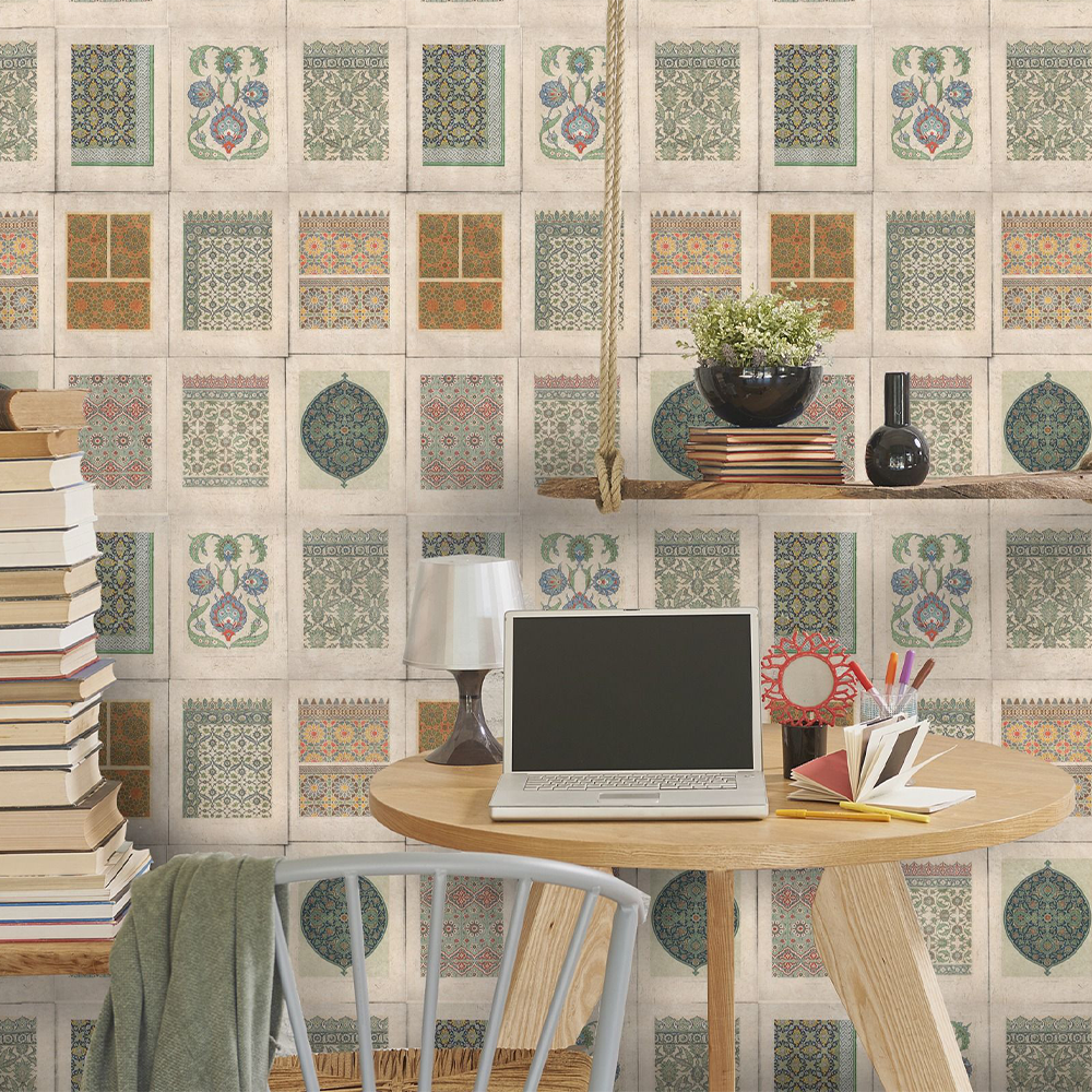 mind-the-gap-arabesque-wallpaper-arab-art-patterns-books-islamic-art-statement-kitchen