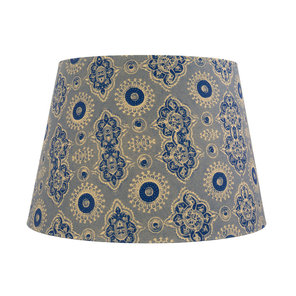 mind the gap cone lampshades arjak grey blue floor table lamp shade
