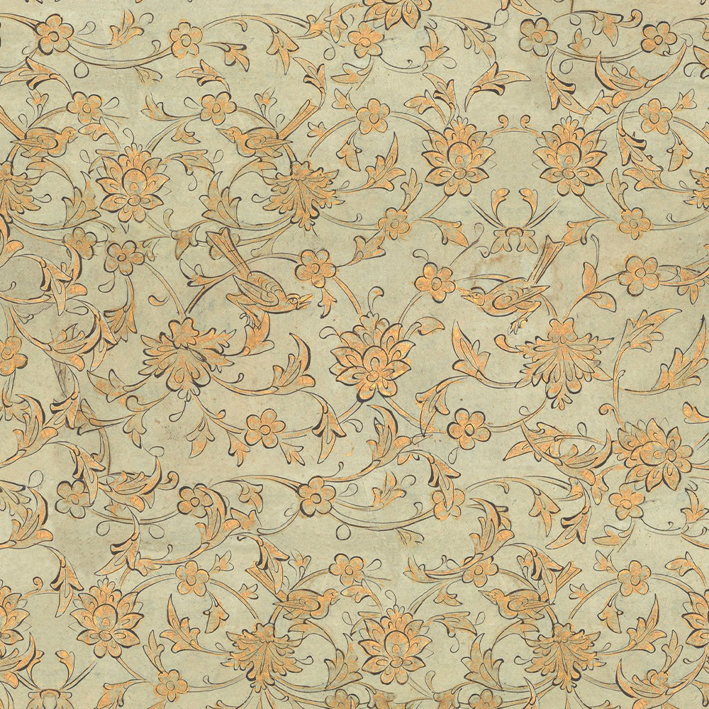mind-the-gap-backyard-flowering-seacrest-wallpaper-transylvanian-roots-collection-complementary-yellow-orange-beige-floral-maximalist-statement-interior