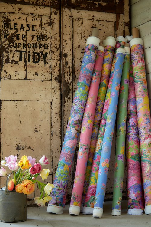 bauldry-botanicals-hopeful-beginnings-100%-cotton-sheer-fabric-voile-intricate-subtle-delicate-floral-print-dainty-flowers-spring-summer-interior-cottage