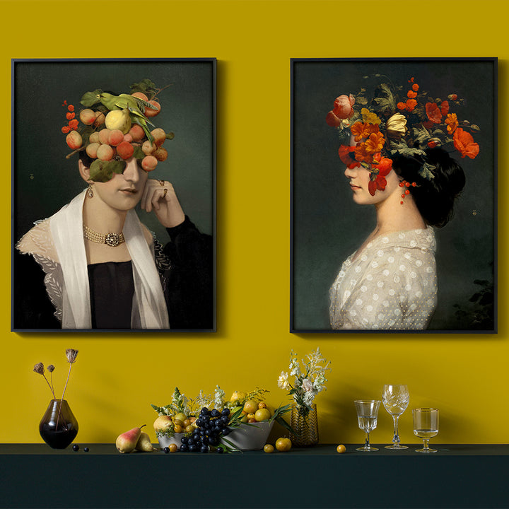 ibride secrets D'alcoves Camille lady portrait with fruit
