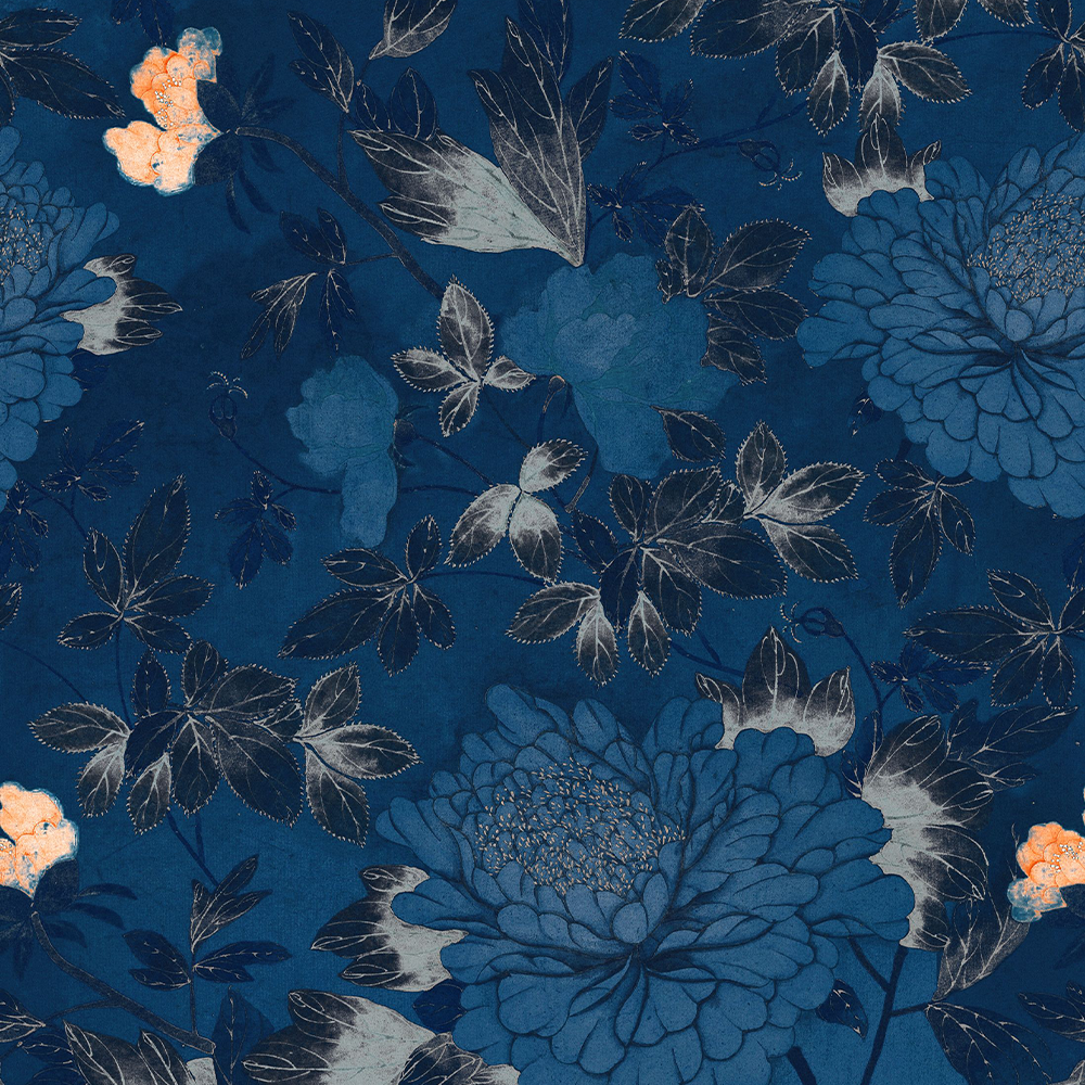 mind-the-gap-cantonese-garden-wallpaper-indigo-blue-peach-florals-oriental