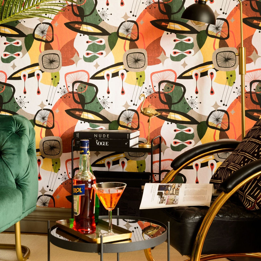 mind-the-gap-century-elements-wallpaper-revival-collection-inspired-by-swinging-sixties-60s-abstract-irregular-shapes-markings-create-vibrant-maximalist-retro-statement-interior